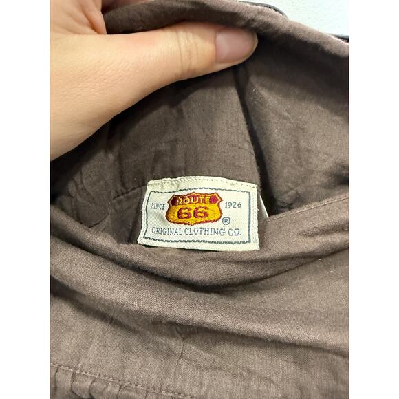 Vtg Route 66 90s Y2k Boho Whimsigoth Skirt Drop Waist Ruffle Sequin brown - Picture 3 of 10